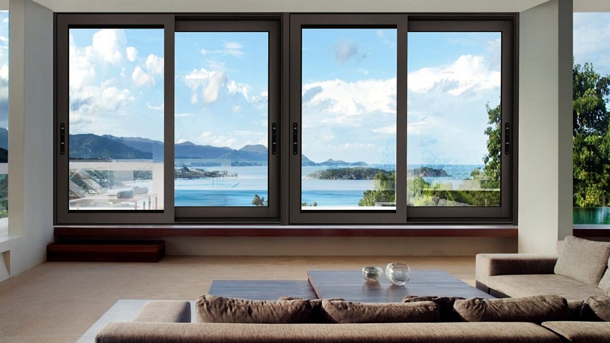 aluminum sliding window