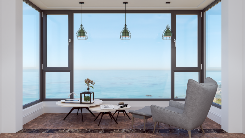 aluminum sliding window