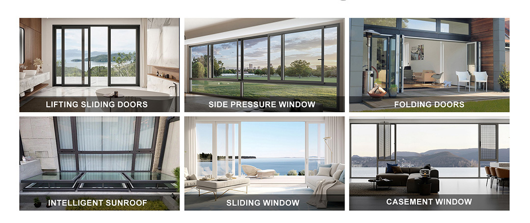 Custom aluminum folding doors ,&Windows Factory In China