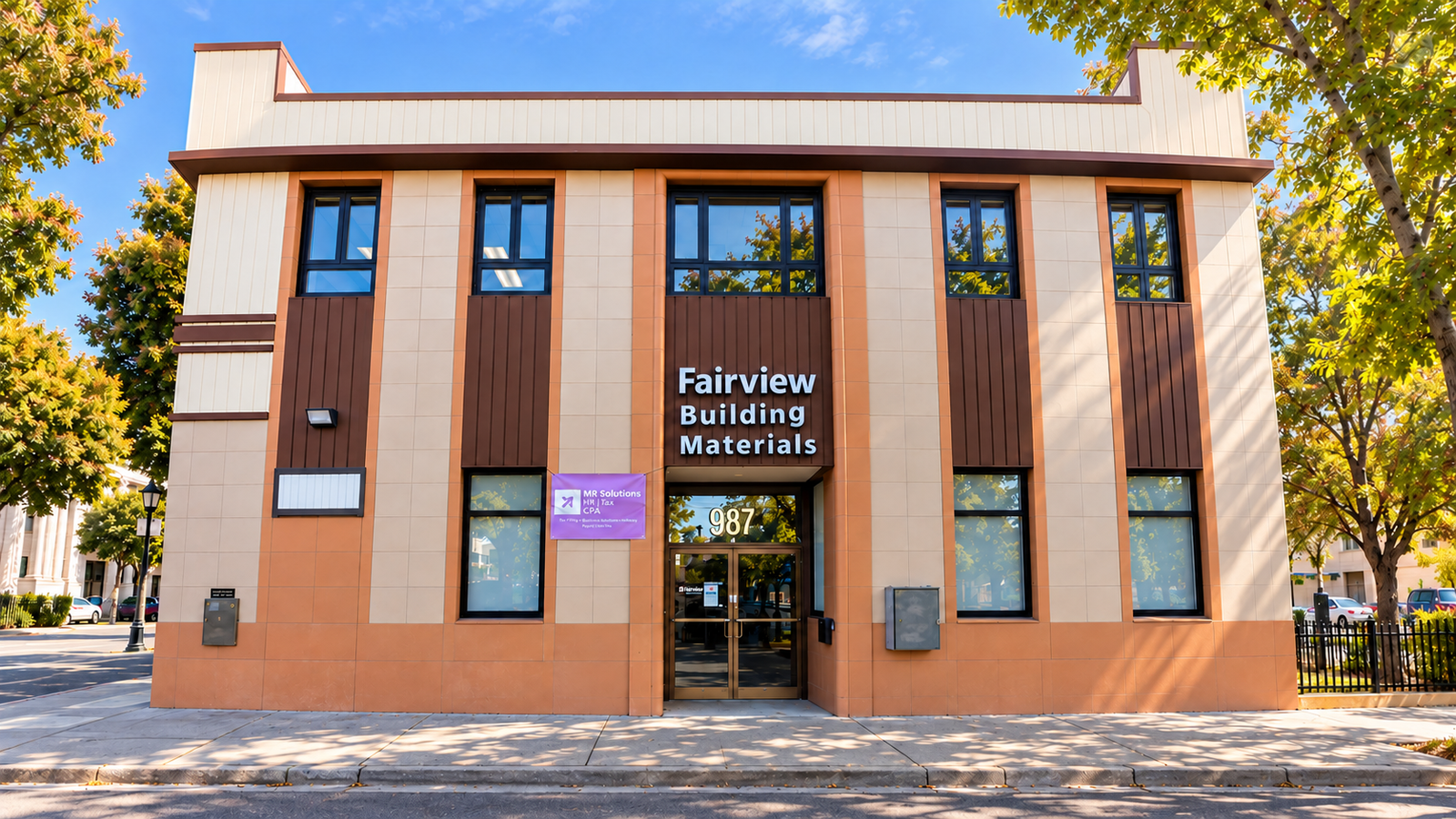 Fairview Building Materials Center Facade